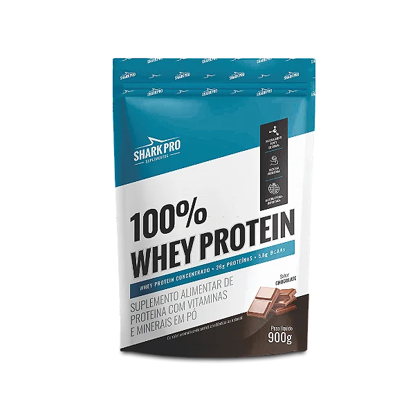 REFIL WHEY 100% | 21g Proteína | 900g – Shark Pro