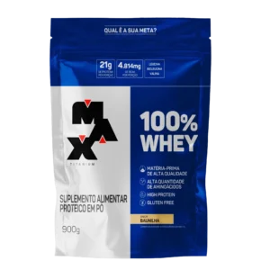 REFIL WHEY 100% | 21g Proteína | 900g – Max Titanium